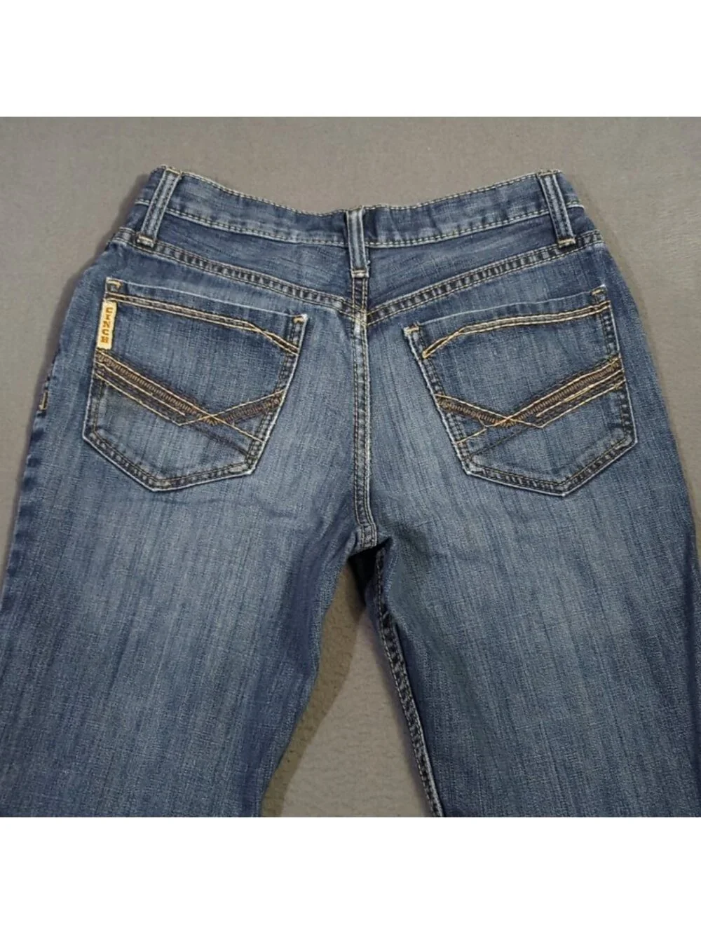 Cinch Jeans Men's 28x32 Fits 27x30 Blue Ian Boot Cut Western Denim Cowboy